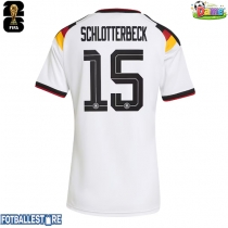 Tyskland Nico Schlotterbeck #15 Hjemmedrakt Dame VM 2026 Kortermet